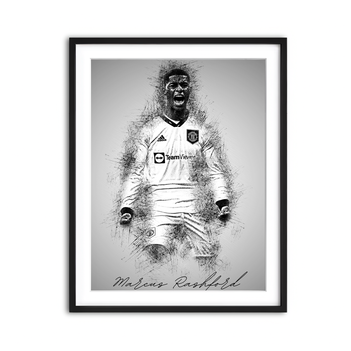 Framed Print 3x4 Black