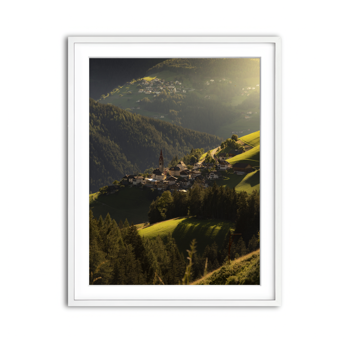 Framed Print 3x4 White