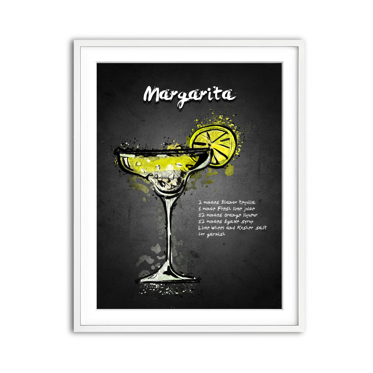 Framed Print 3x4 White