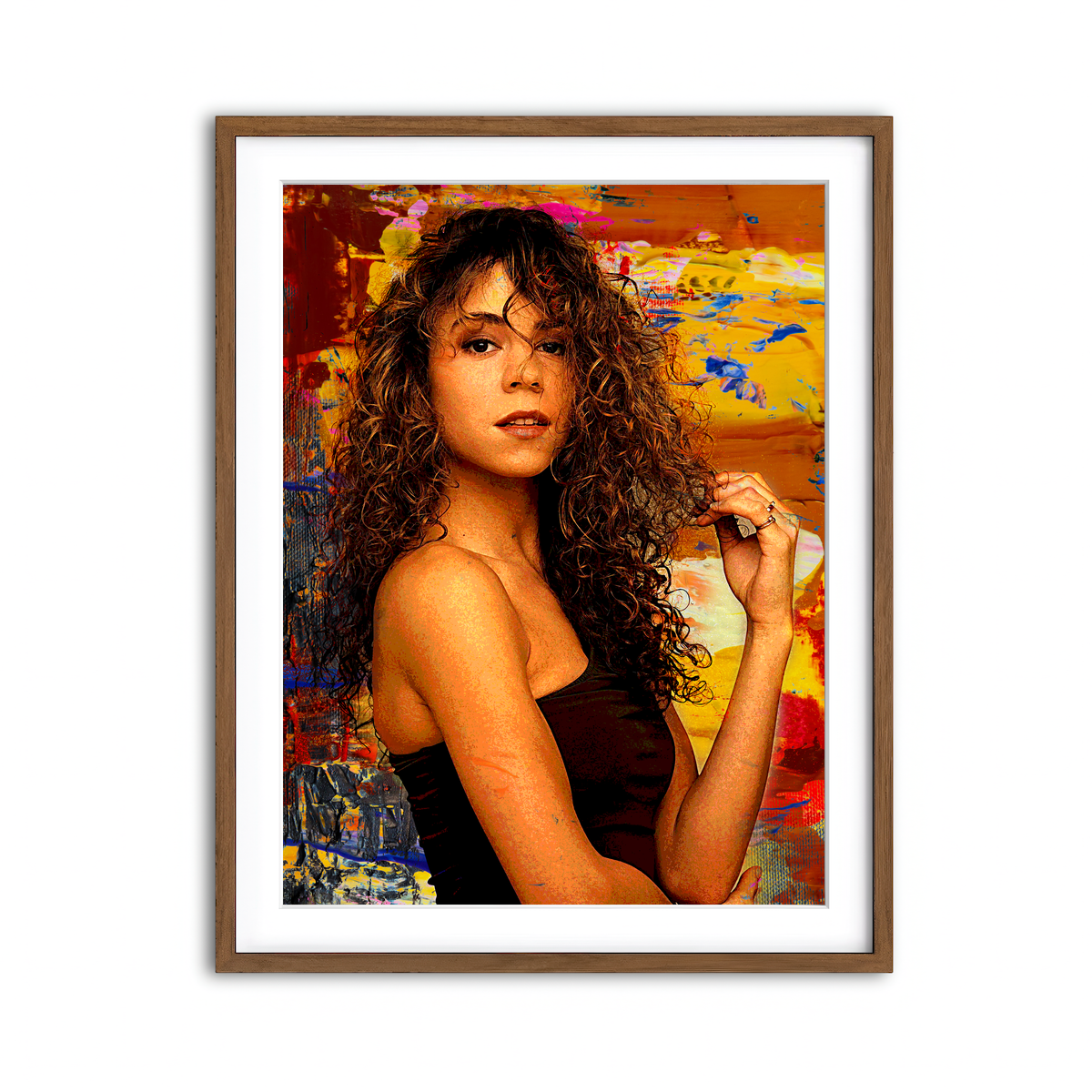 Framed Print 3x4 Walnut