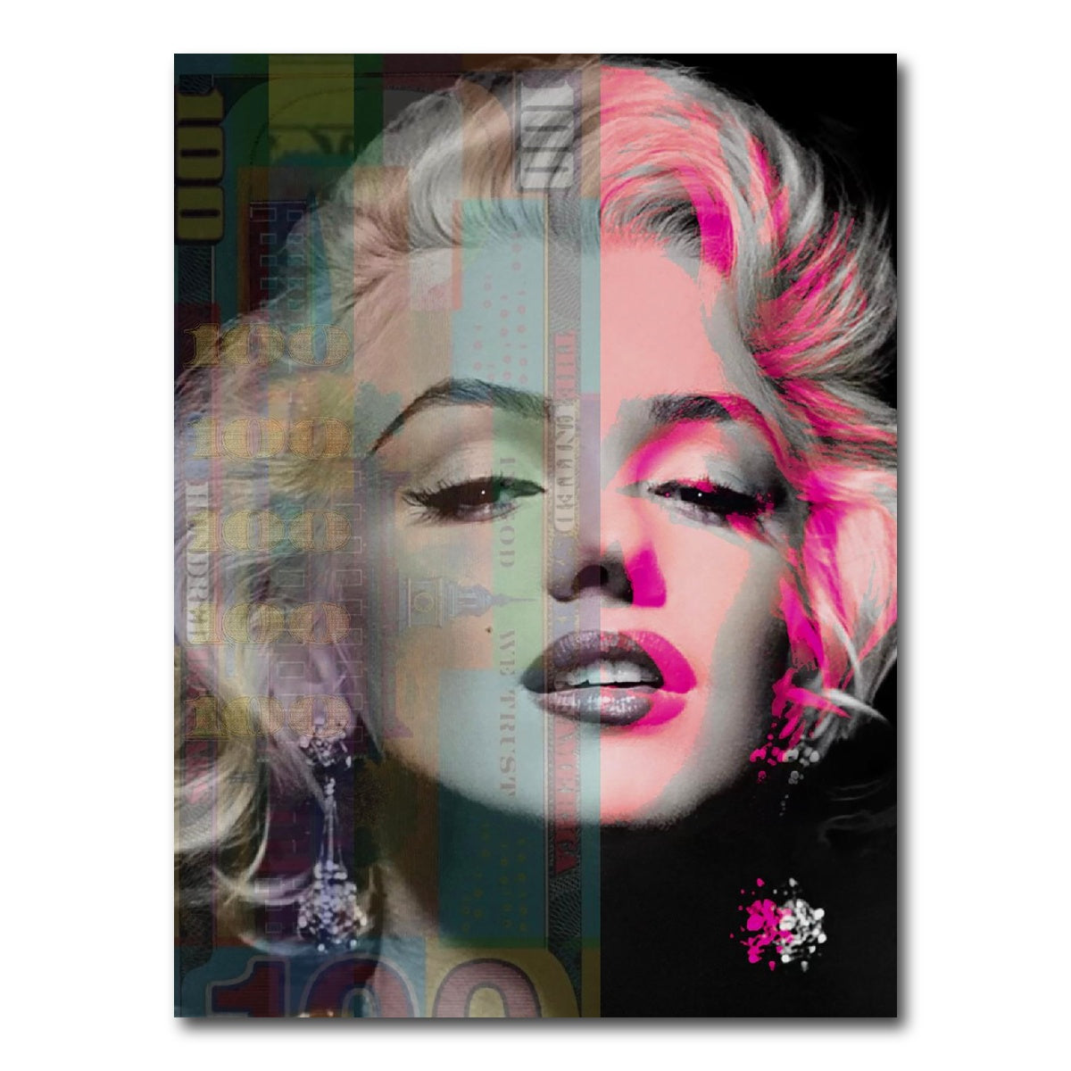 AUTO-MOCKUP WHITE | Marilyn 100 | 1 Piece | Gallery Wrap Canvas | group=3x4