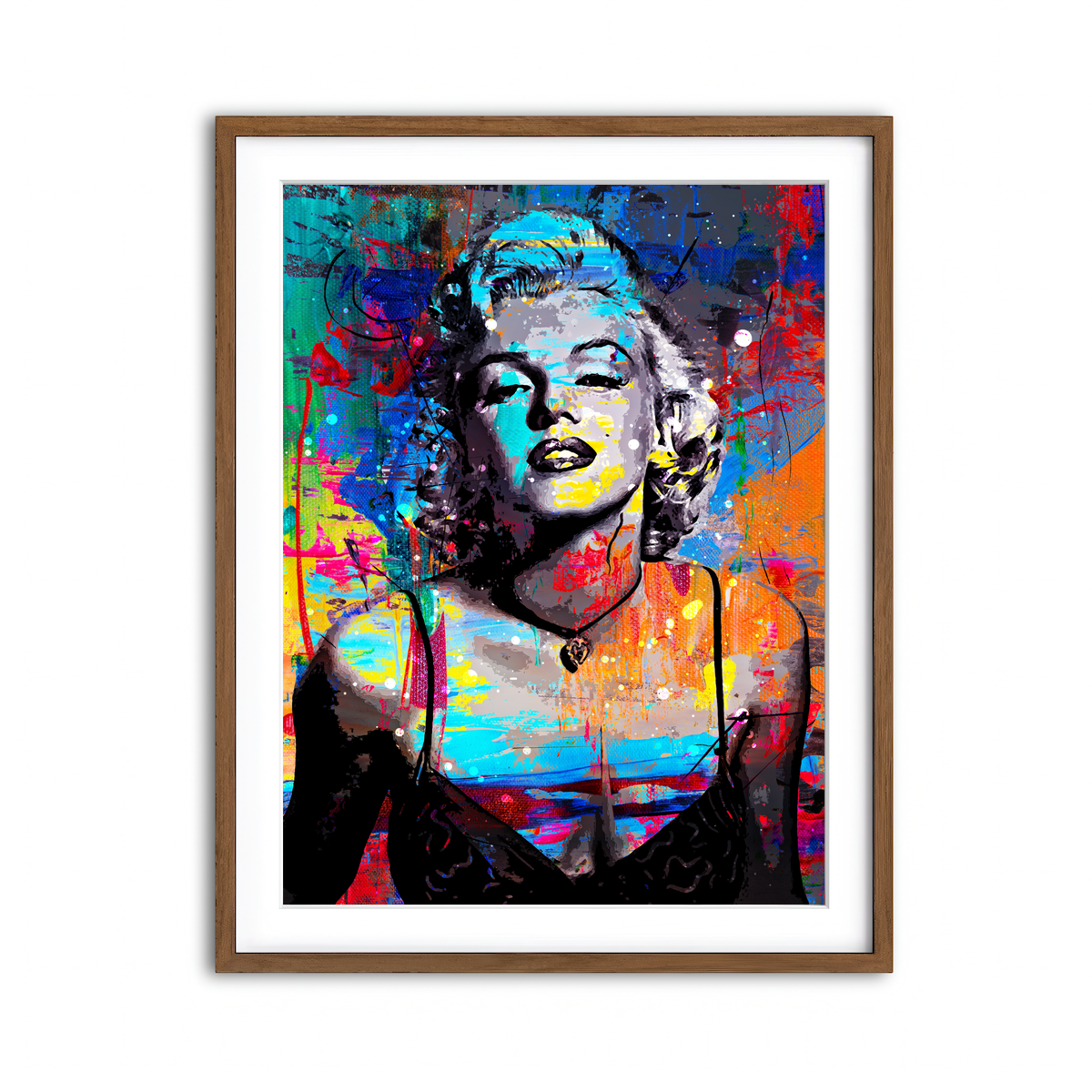 Framed Print 3x4 Walnut