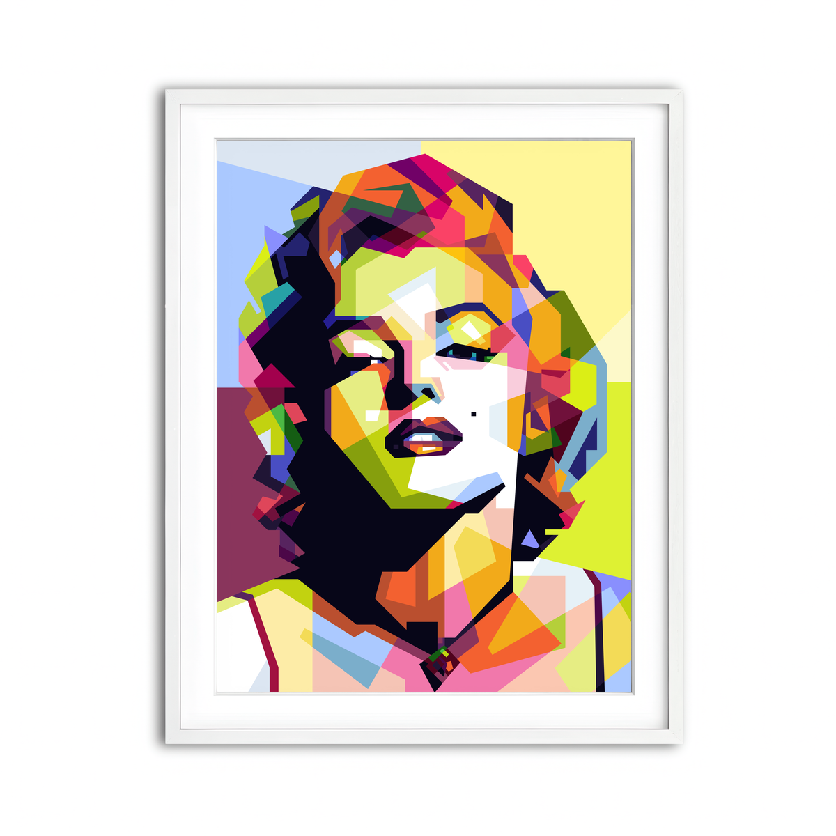 Framed Print 3x4 White