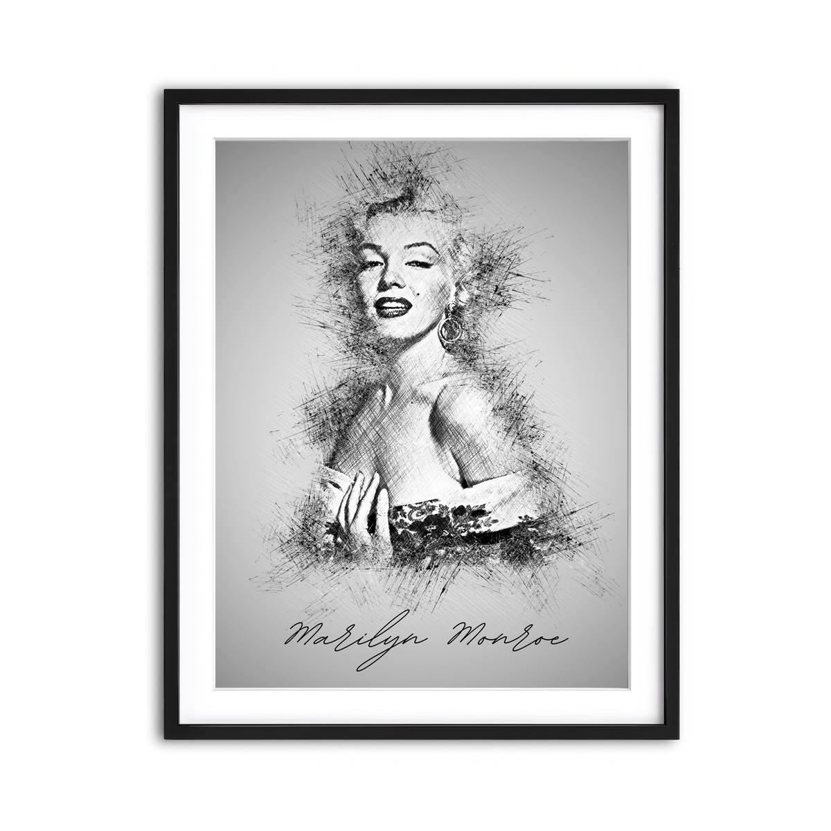 Framed Print 3x4 Black