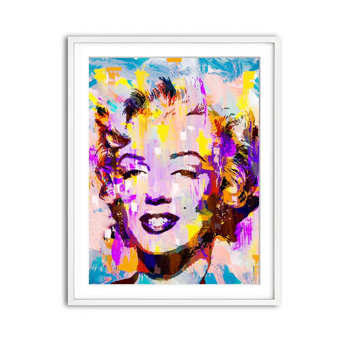 Framed Print 3x4 White