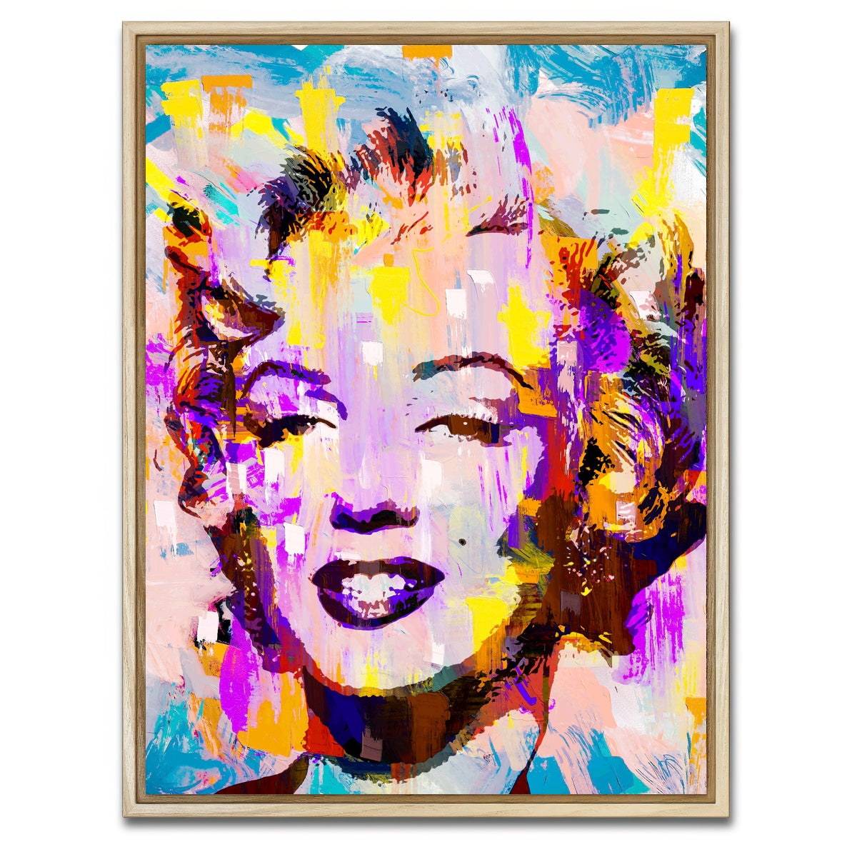 AUTO-MOCKUP WHITE | Marilyn Rain | 1 Piece | Natural Framed Canvas | group=3x4