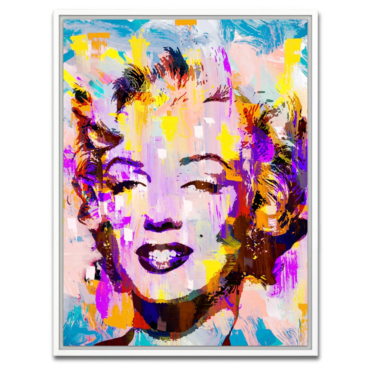 AUTO-MOCKUP WHITE | Marilyn Rain | 1 Piece | White Framed Canvas | group=3x4