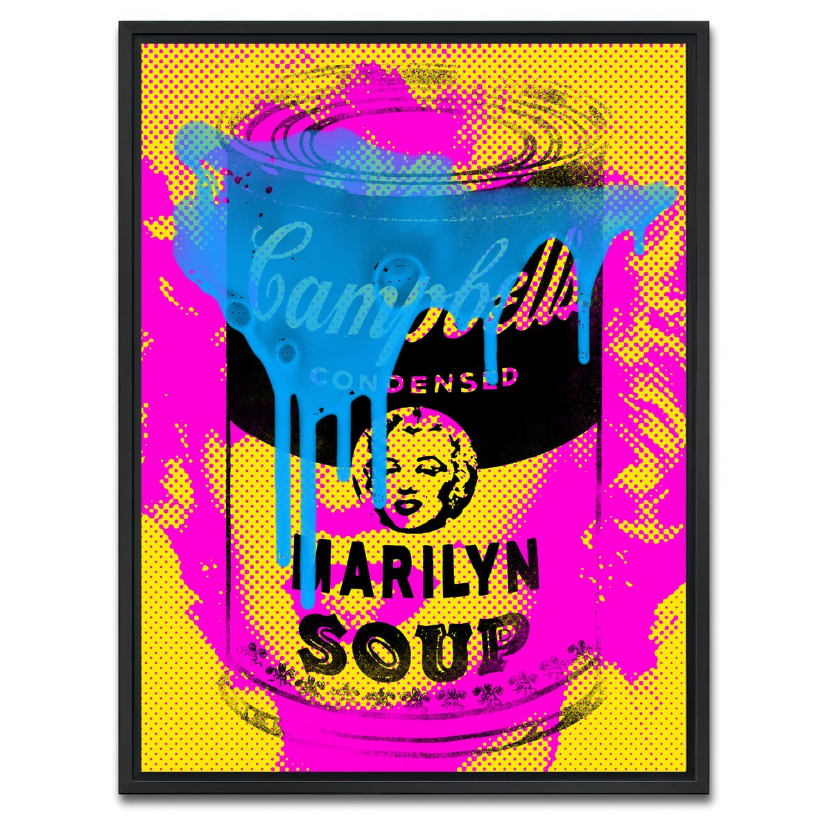 AUTO-MOCKUP WHITE | Marilyn Soup | 1 Piece | Black Framed Canvas | group=3x4