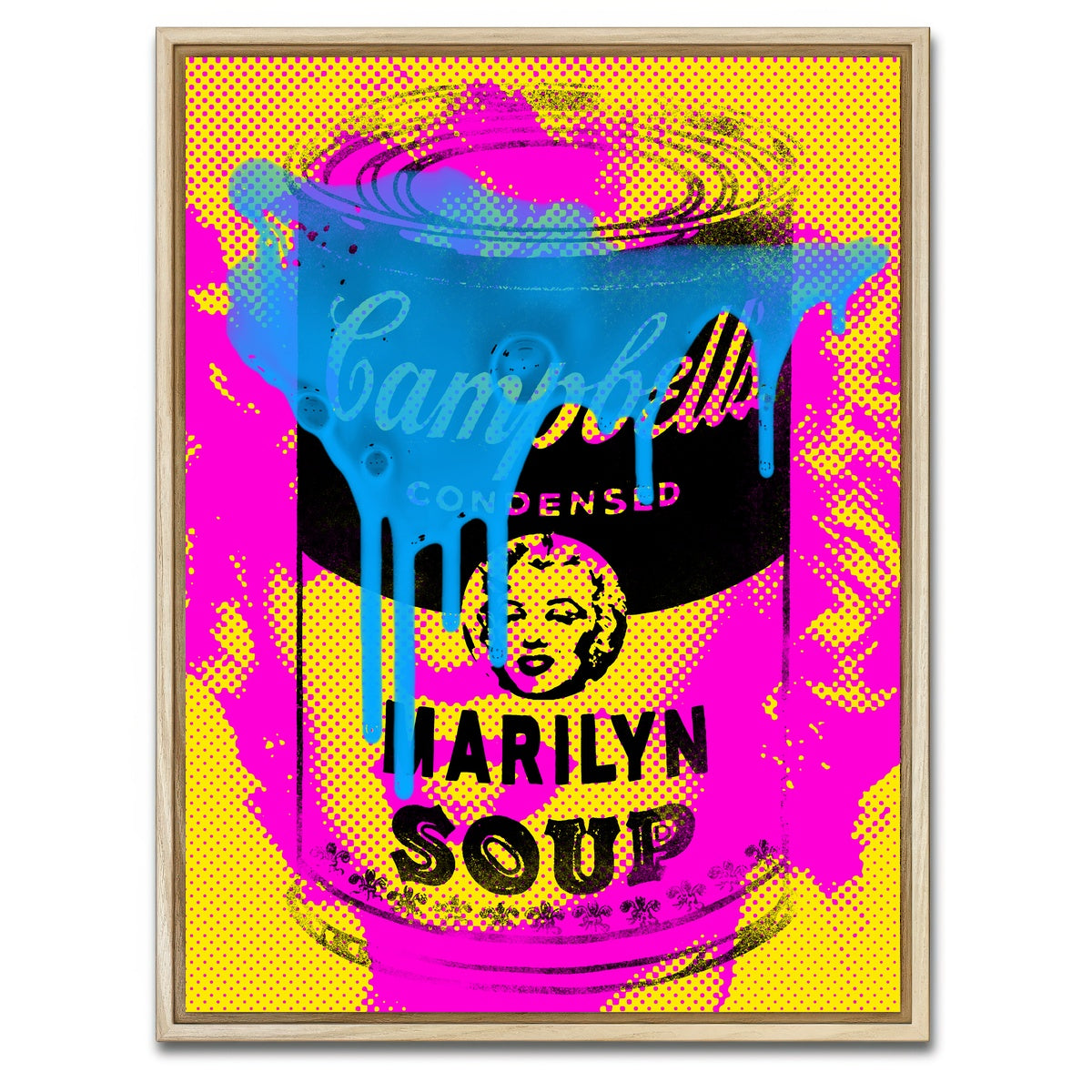 AUTO-MOCKUP WHITE | Marilyn Soup | 1 Piece | Natural Framed Canvas | group=3x4