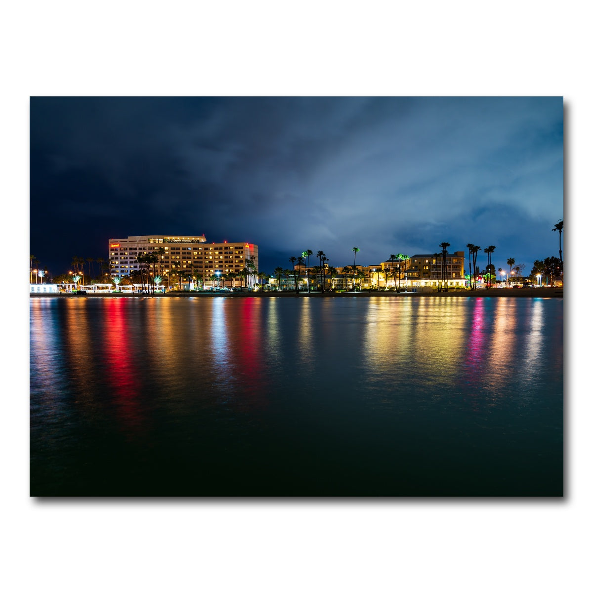 AUTO-MOCKUP WHITE | Marina Del Rey Cal | 1 Piece | Gallery Wrap Canvas | group=4x3
