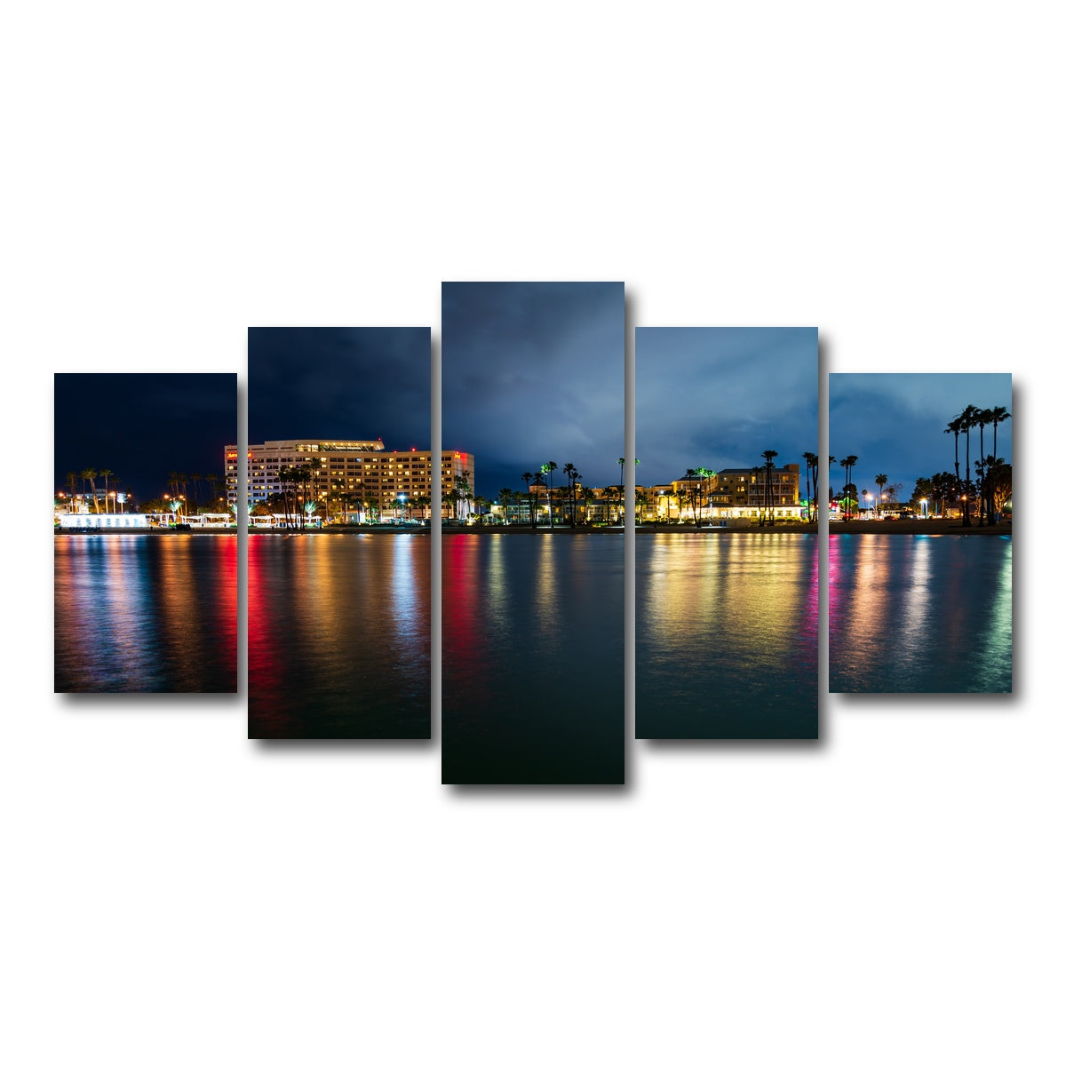 AUTO-MOCKUP WHITE | Marina Del Rey Cal | 5 Piece | Gallery Wrap Canvas | group=5_normal