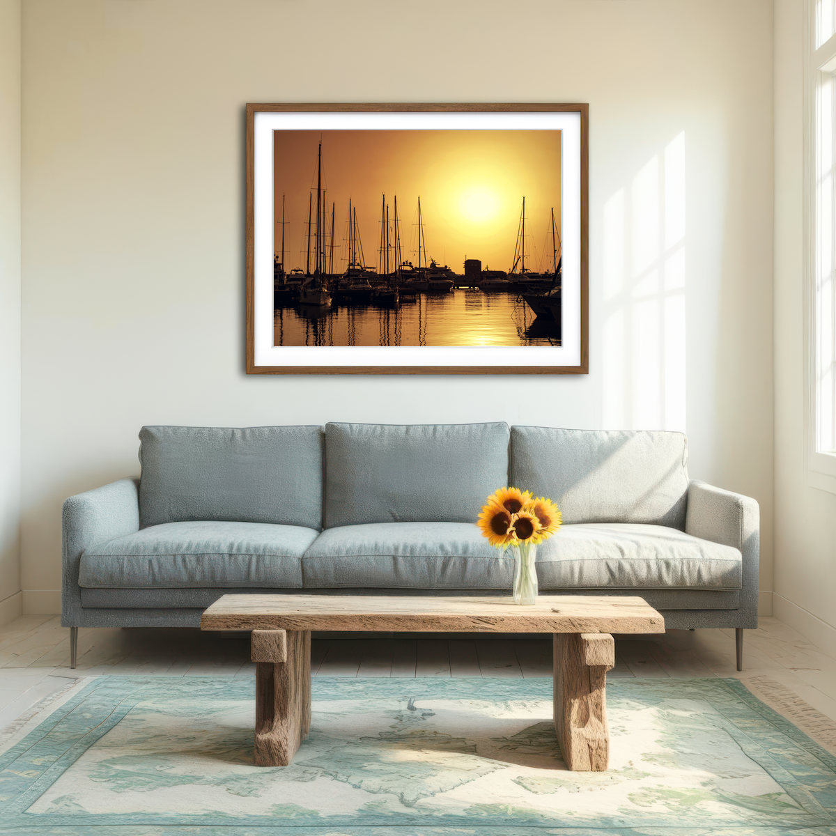 AUTO-MOCKUP ROOM | Marina di Pisa Sunset Tuscany Italy Wall Art