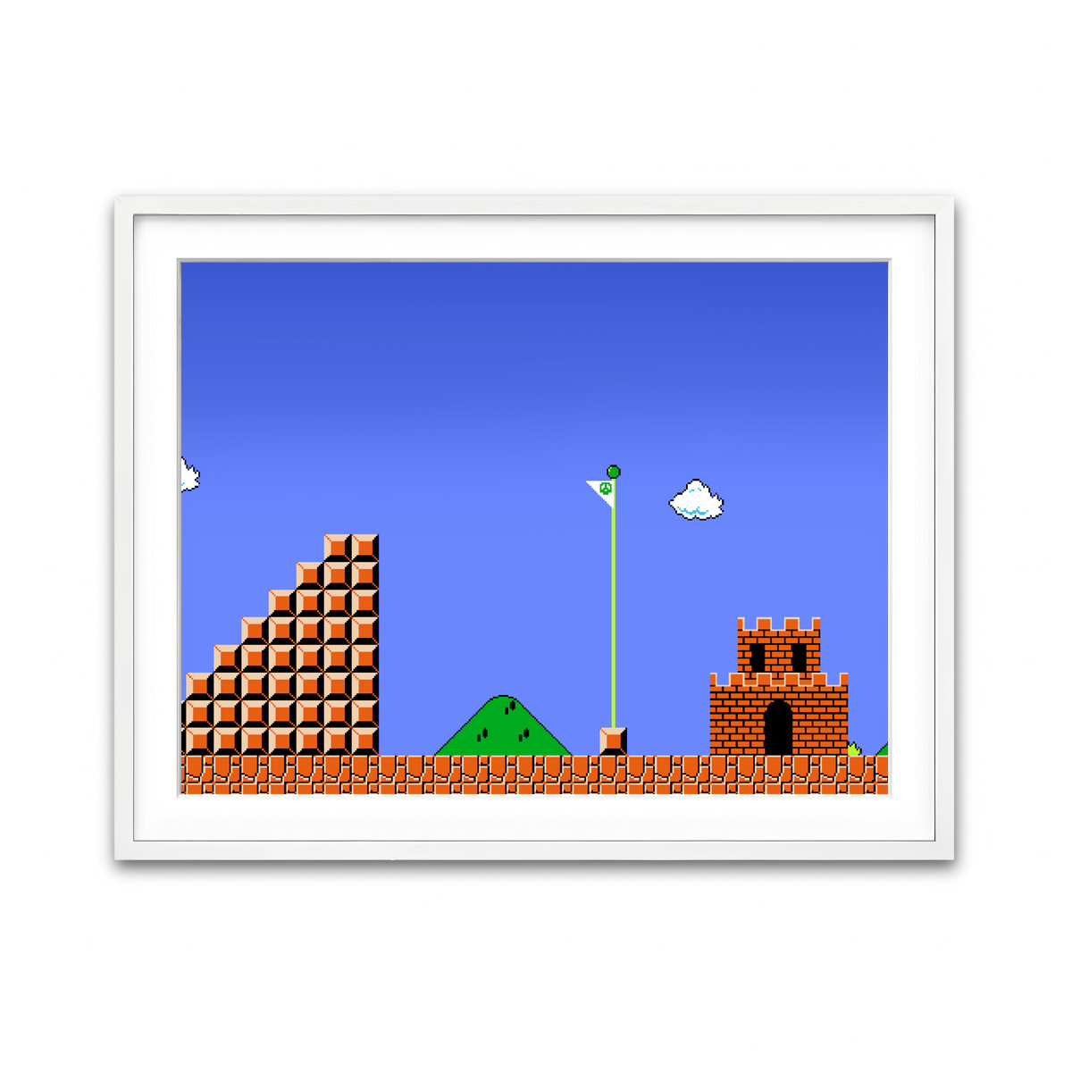 Framed Print 4x3 White