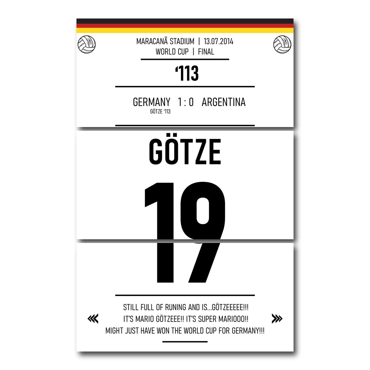 AUTO-MOCKUP WHITE | Mario Gotze | 3 Piece | Gallery Wrap Canvas | group=12x24_stacked