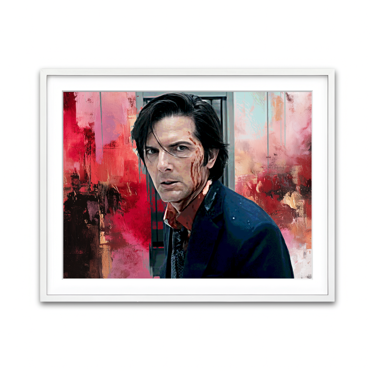 Framed Print 4x3 White