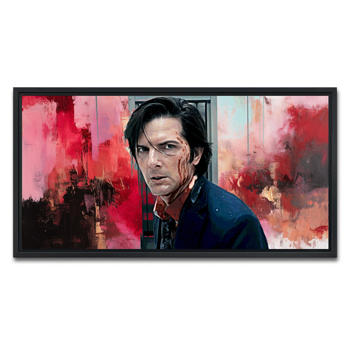 AUTO-MOCKUP WHITE | Mark Scout | 1 Piece | Black Framed Canvas | group=2x1