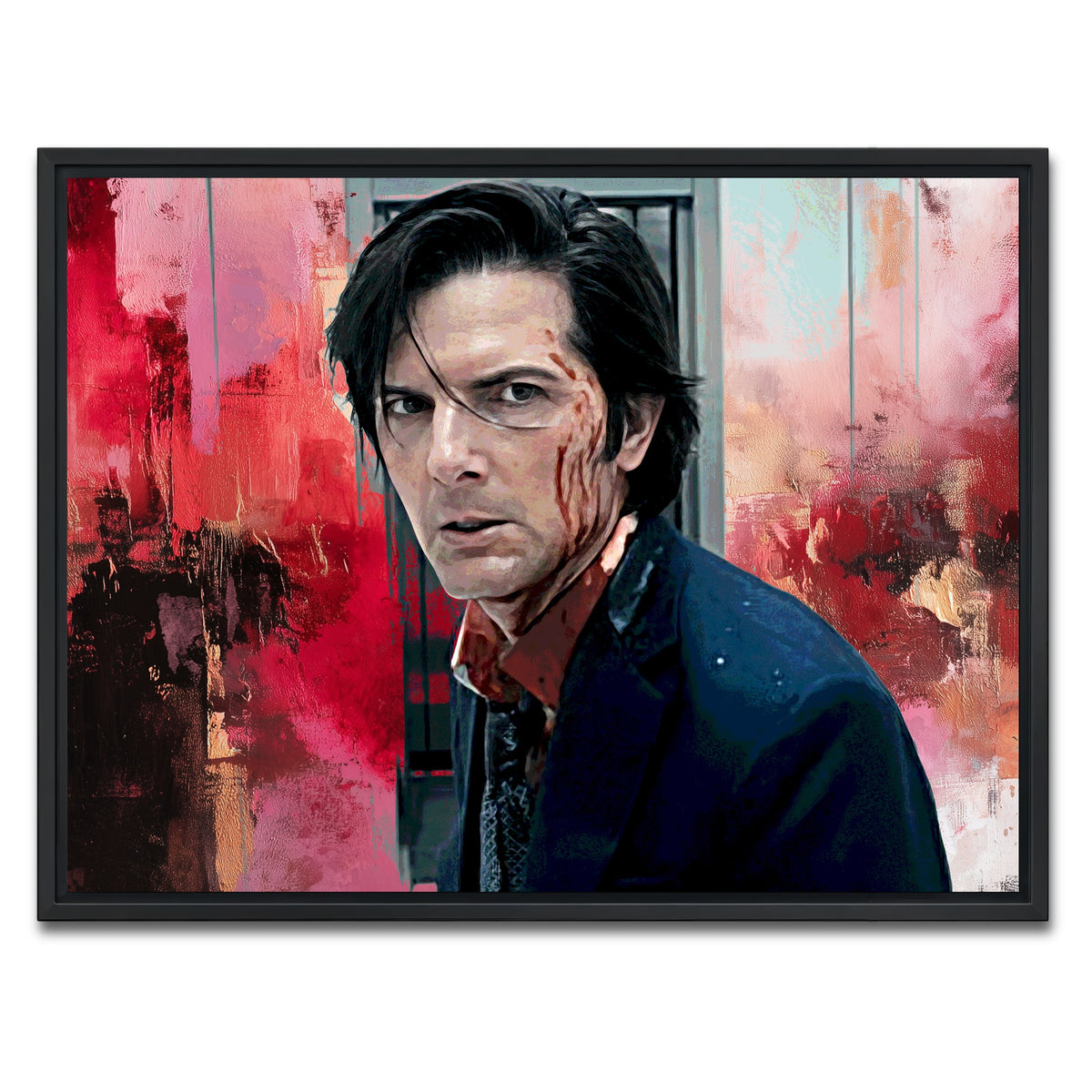 AUTO-MOCKUP WHITE | Mark Scout | 1 Piece | Black Framed Canvas | group=4x3