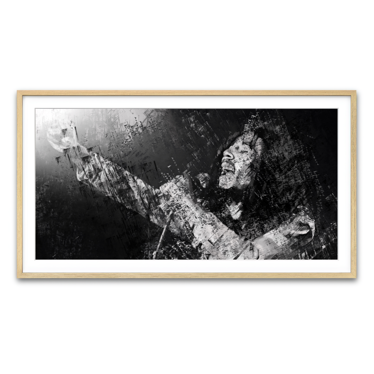 Framed Print 2x1 Natural