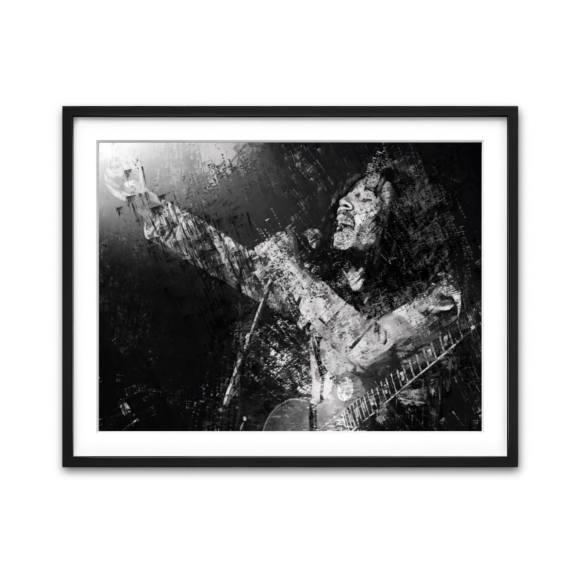 Framed Print 4x3 Black