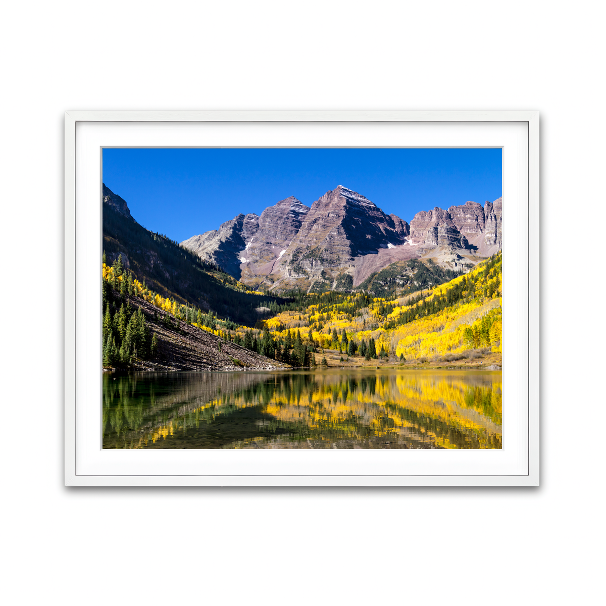 Framed Print 4x3 White
