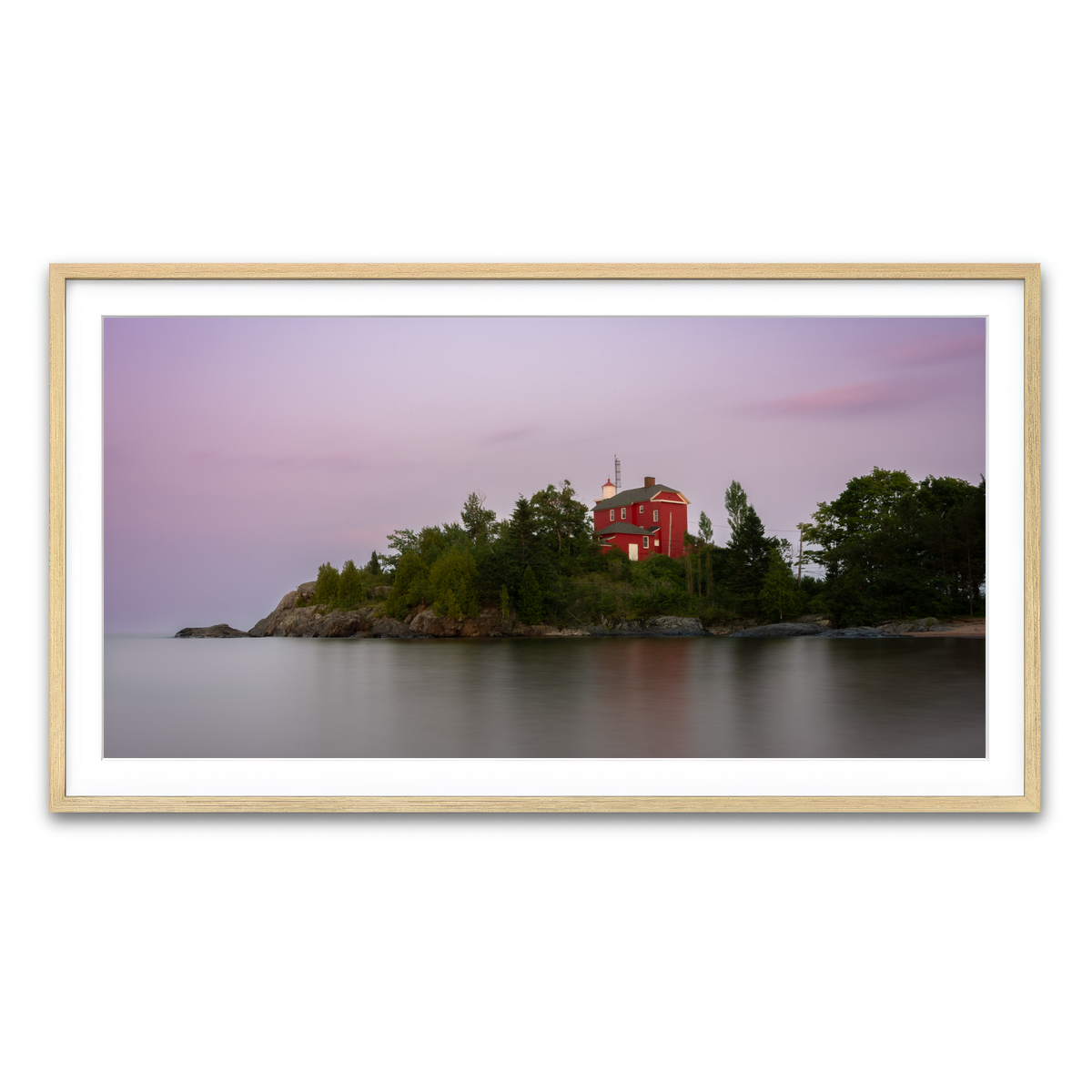 Framed Print 2x1 Natural
