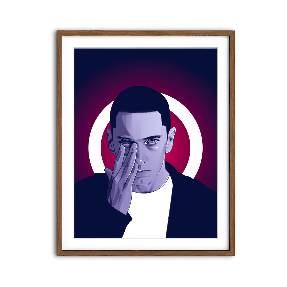 Framed Print 3x4 Walnut