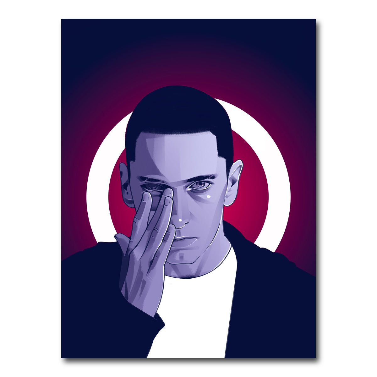 AUTO-MOCKUP WHITE | Marshall Mathers | 1 Piece | Gallery Wrap Canvas | group=3x4