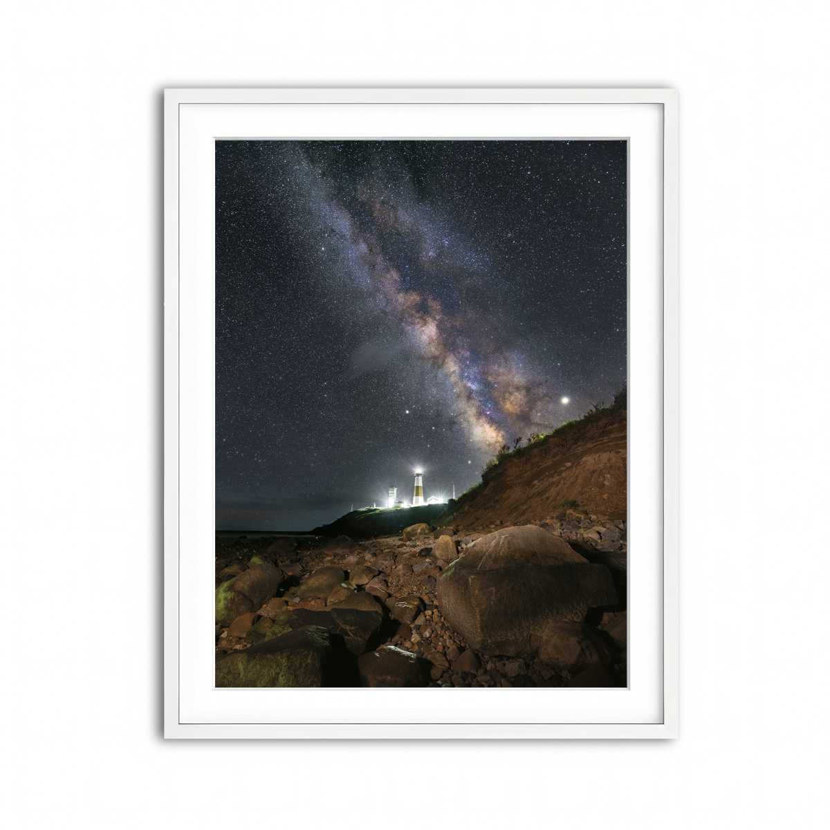 Framed Print 3x4 White