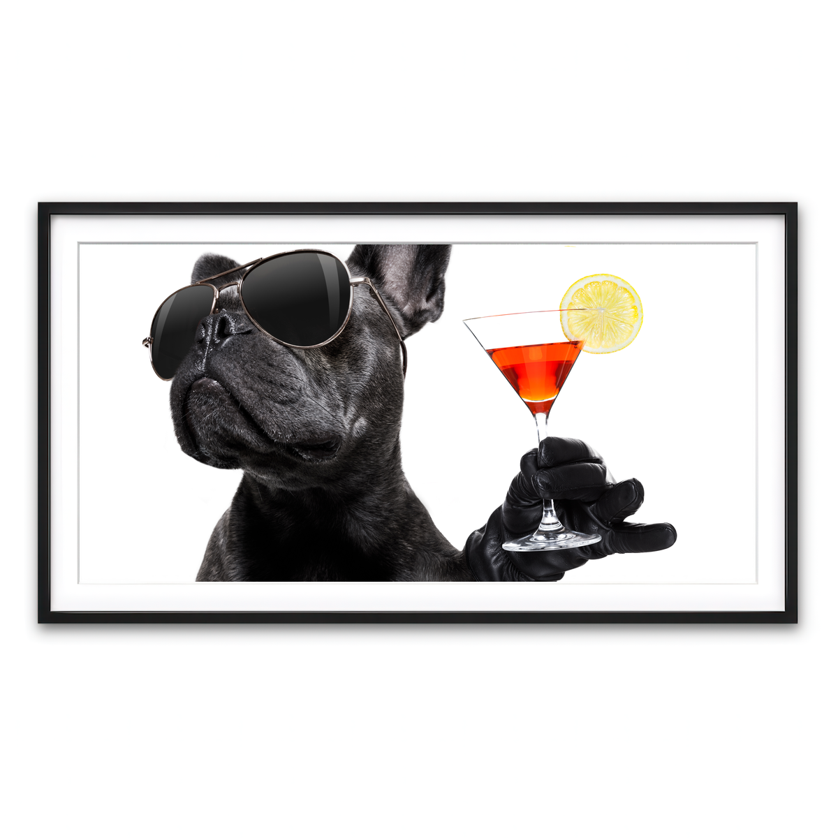 Framed Print 2x1 Black