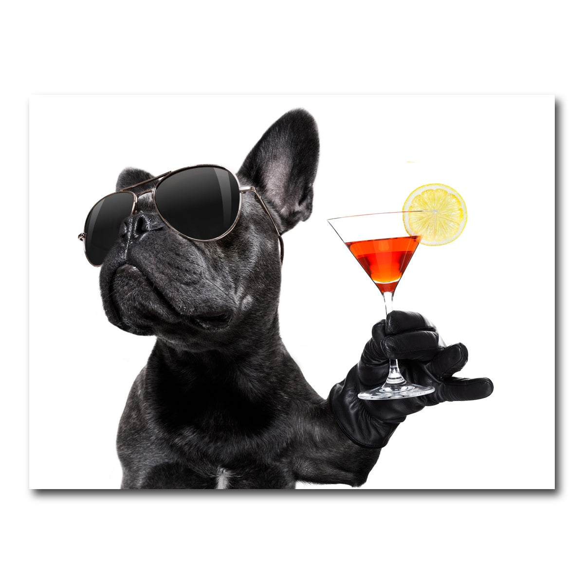 AUTO-MOCKUP WHITE | Martini Dog | 1 Piece | Gallery Wrap Canvas | group=4x3