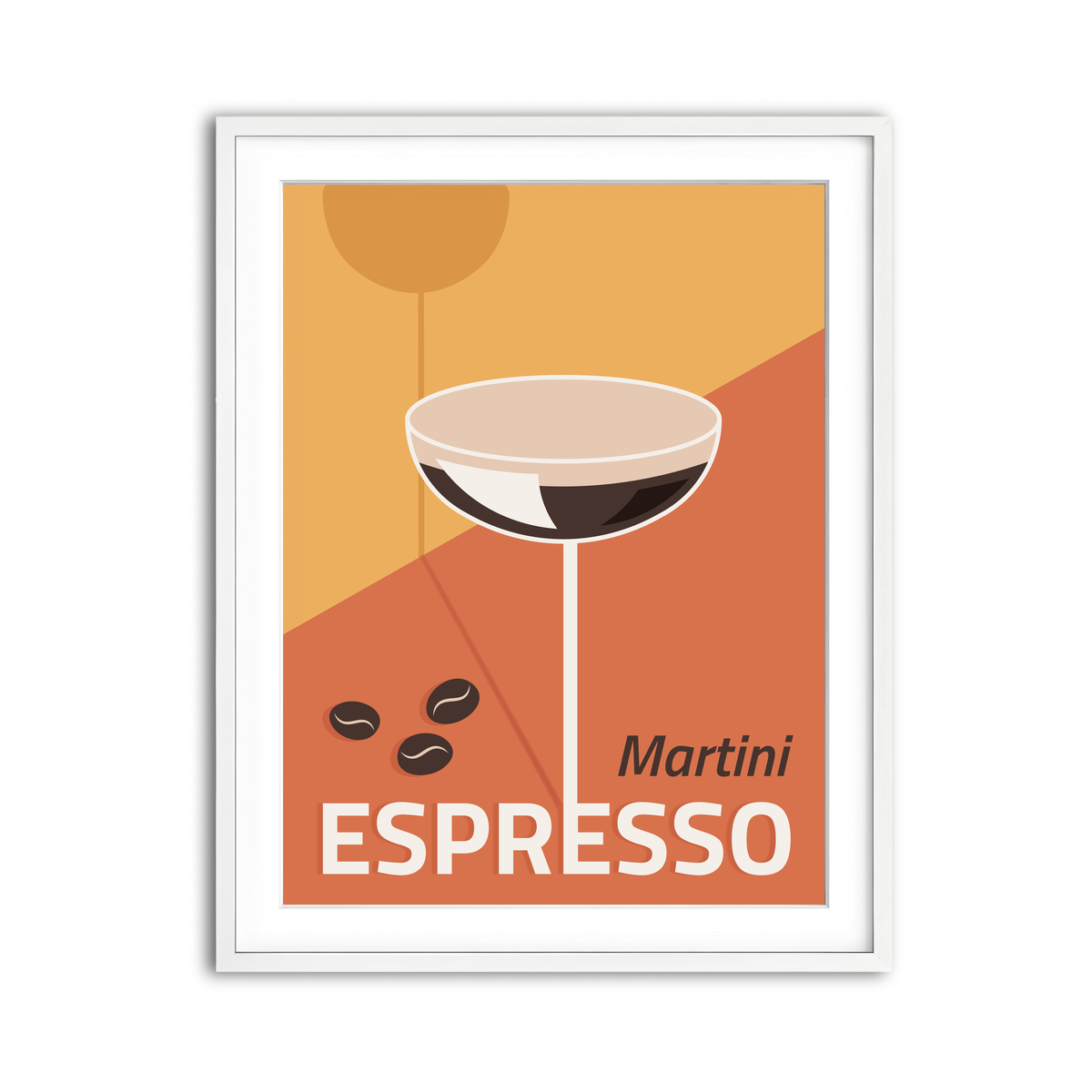 Framed Print 3x4 White