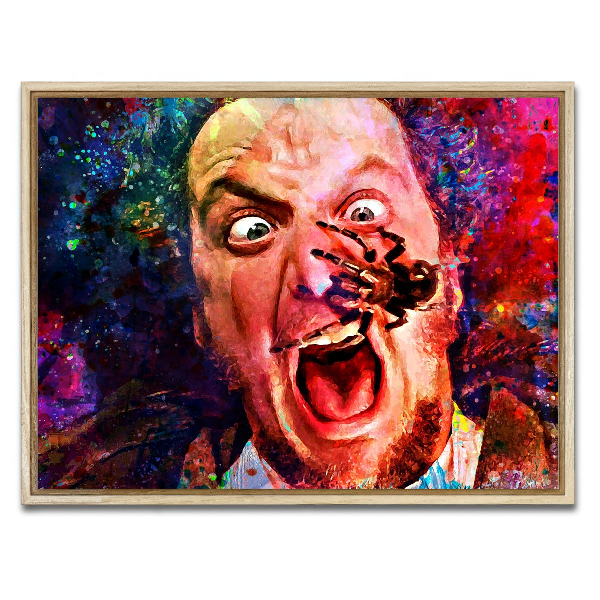 AUTO-MOCKUP WHITE | Marv Home Alone | 1 Piece | Natural Framed Canvas | group=4x3