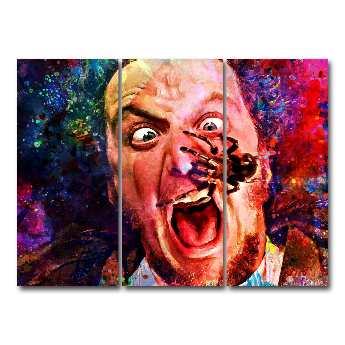 AUTO-MOCKUP WHITE | Marv Home Alone | 3 Piece | Gallery Wrap Canvas | group=8x18