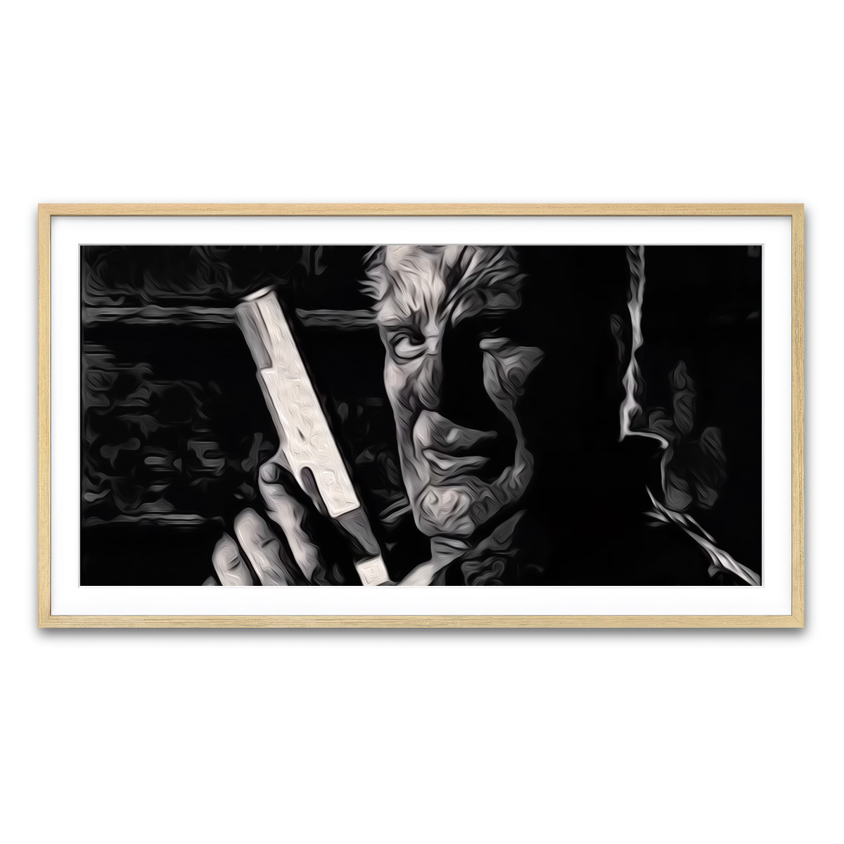 Framed Print 2x1 Natural