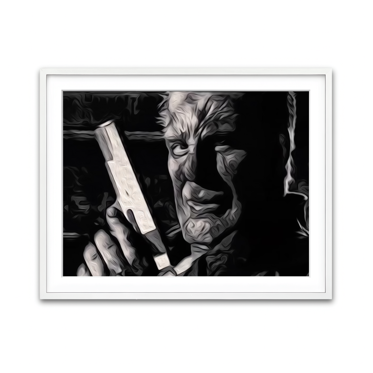 Framed Print 4x3 White