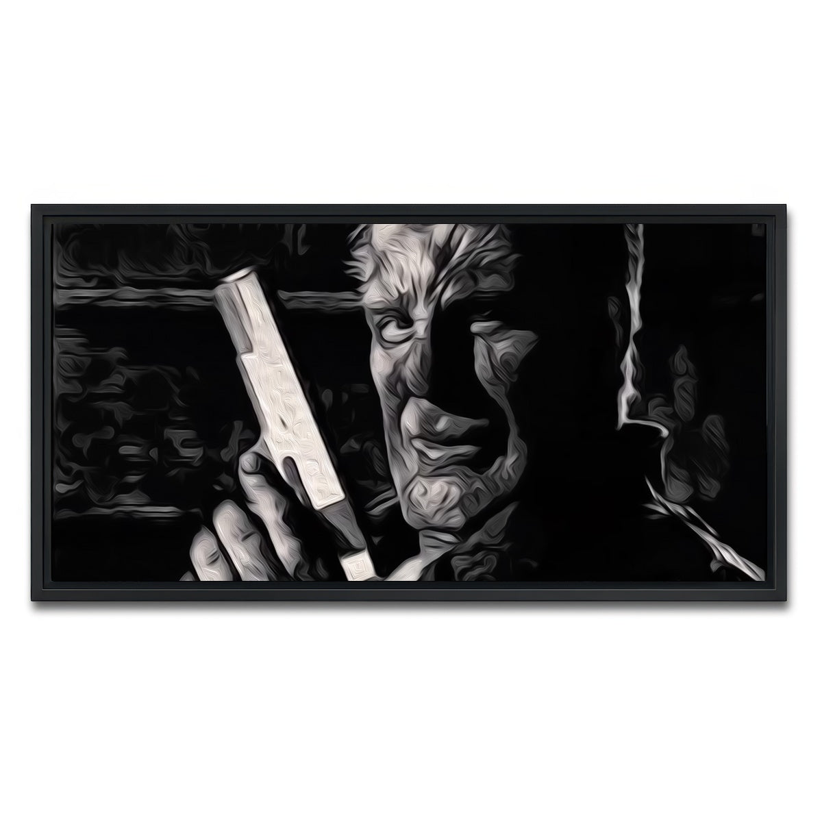 AUTO-MOCKUP WHITE | Marv Sin City | 1 Piece | Black Framed Canvas | group=2x1