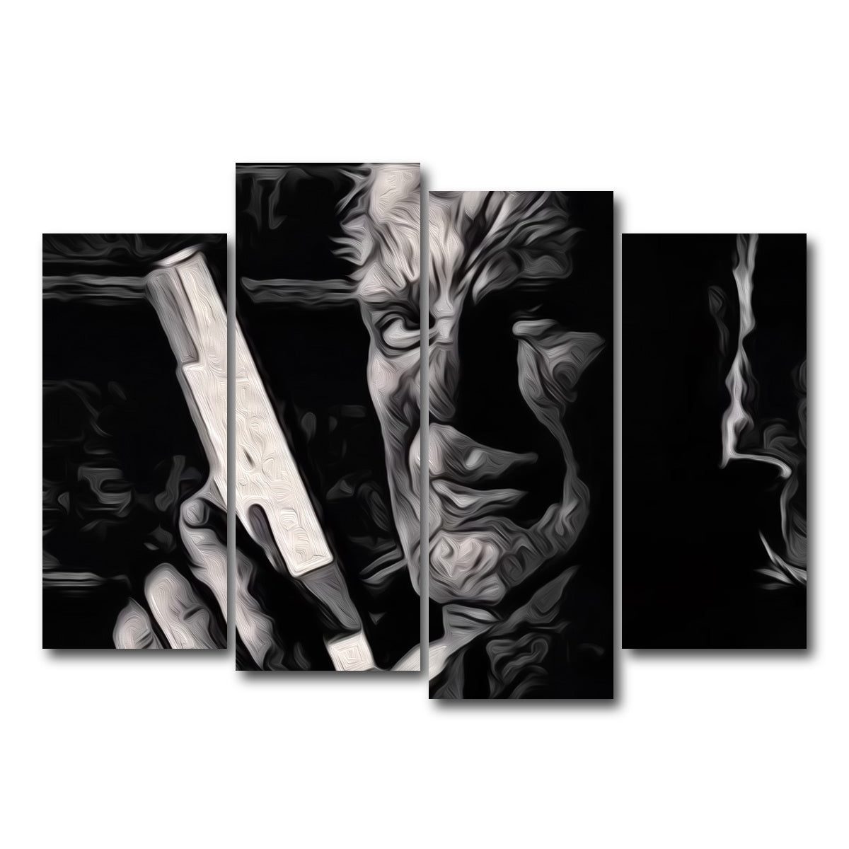 AUTO-MOCKUP WHITE | Marv Sin City | 4 Piece | Gallery Wrap Canvas | group=4_normal