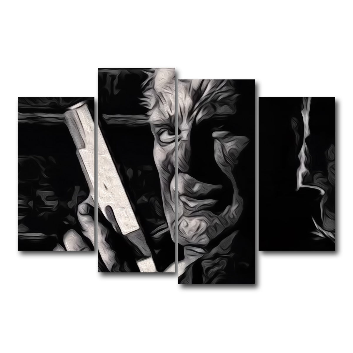 AUTO-MOCKUP WHITE | Marv Sin City | 4 Piece | Gallery Wrap Canvas | group=4_short