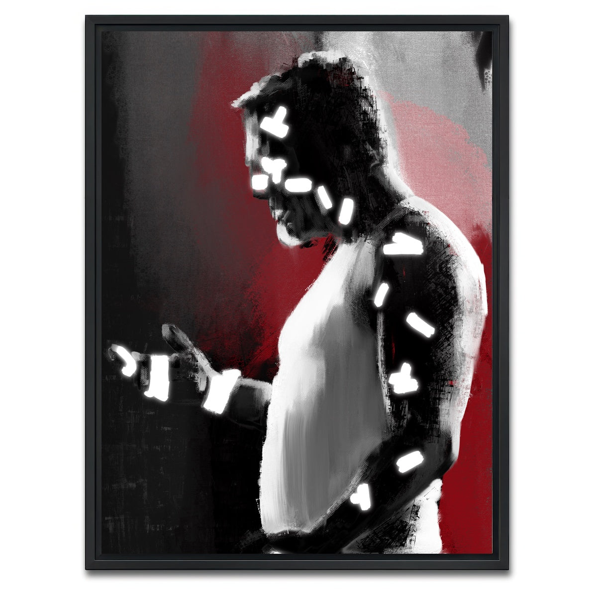 AUTO-MOCKUP WHITE | Marv | 1 Piece | Black Framed Canvas | group=3x4
