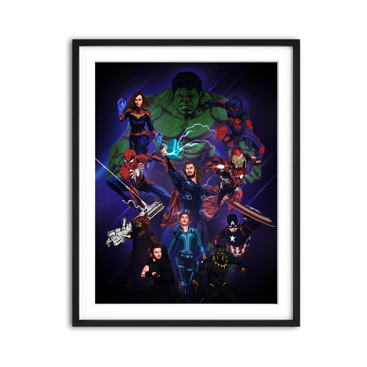 Framed Print 3x4 Black