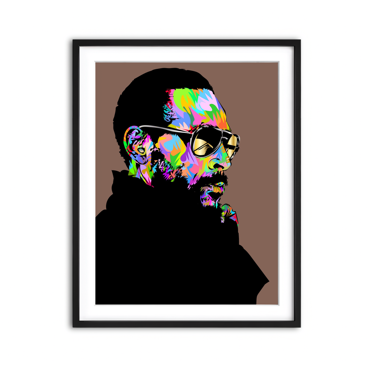 Framed Print 3x4 Black