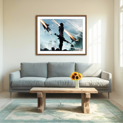 AUTO-MOCKUP ROOM | Mass Effect Wall Art