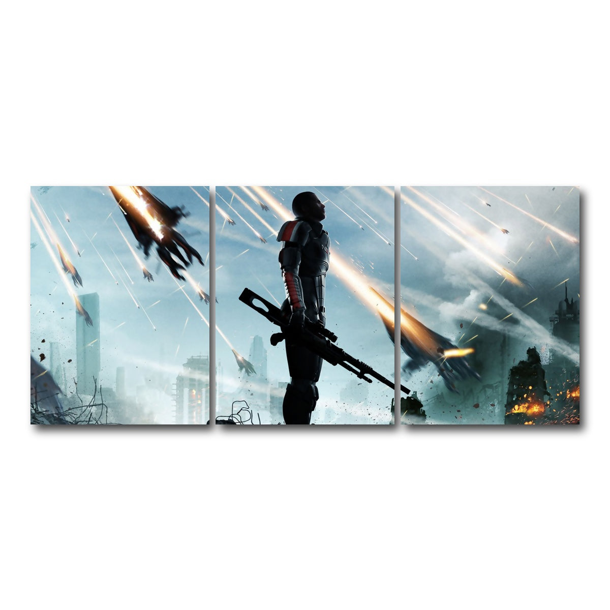AUTO-MOCKUP WHITE | Mass Effect | 3 Piece | Gallery Wrap Canvas | group=18x24