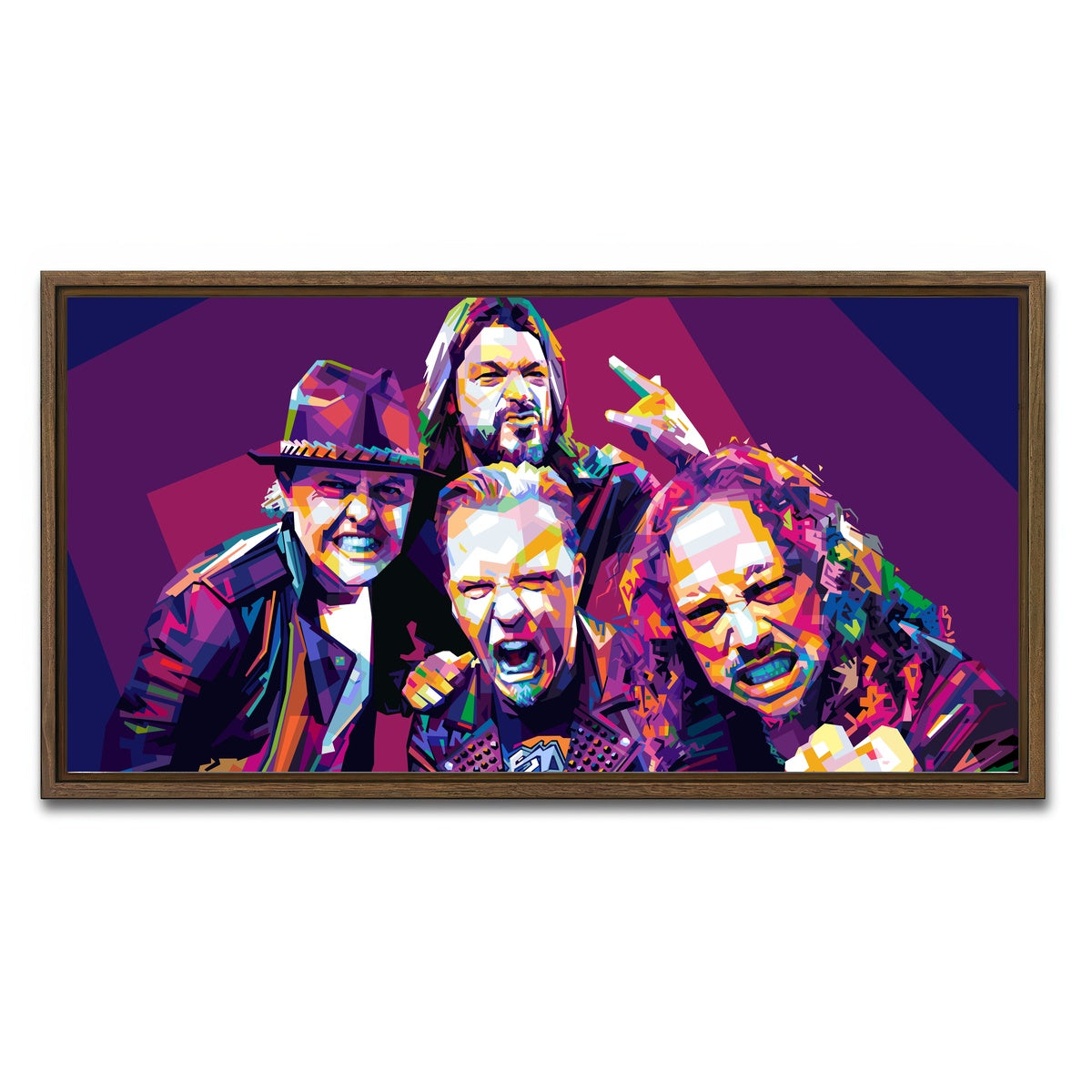 AUTO-MOCKUP WHITE | Masters of Puppets | 1 Piece | Walnut Framed Canvas | group=2x1