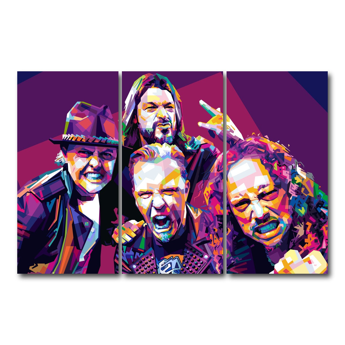 AUTO-MOCKUP WHITE | Masters of Puppets | 3 Piece | Gallery Wrap Canvas | group=12x24