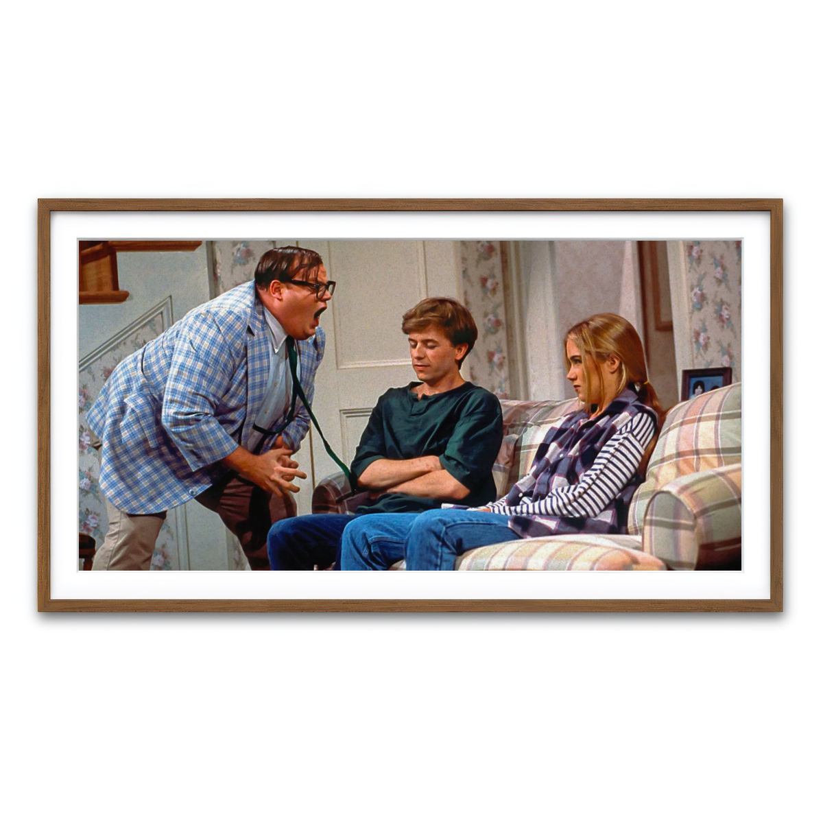 Framed Print 2x1 Walnut