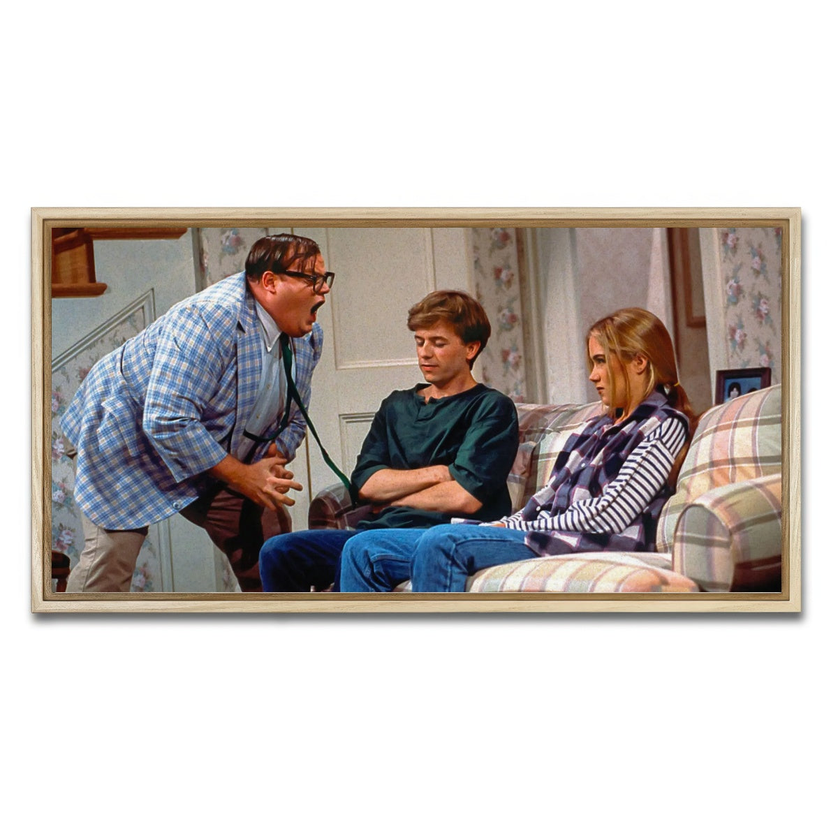 AUTO-MOCKUP WHITE | Matt Foley - Full Color | 1 Piece | Natural Framed Canvas | group=2x1