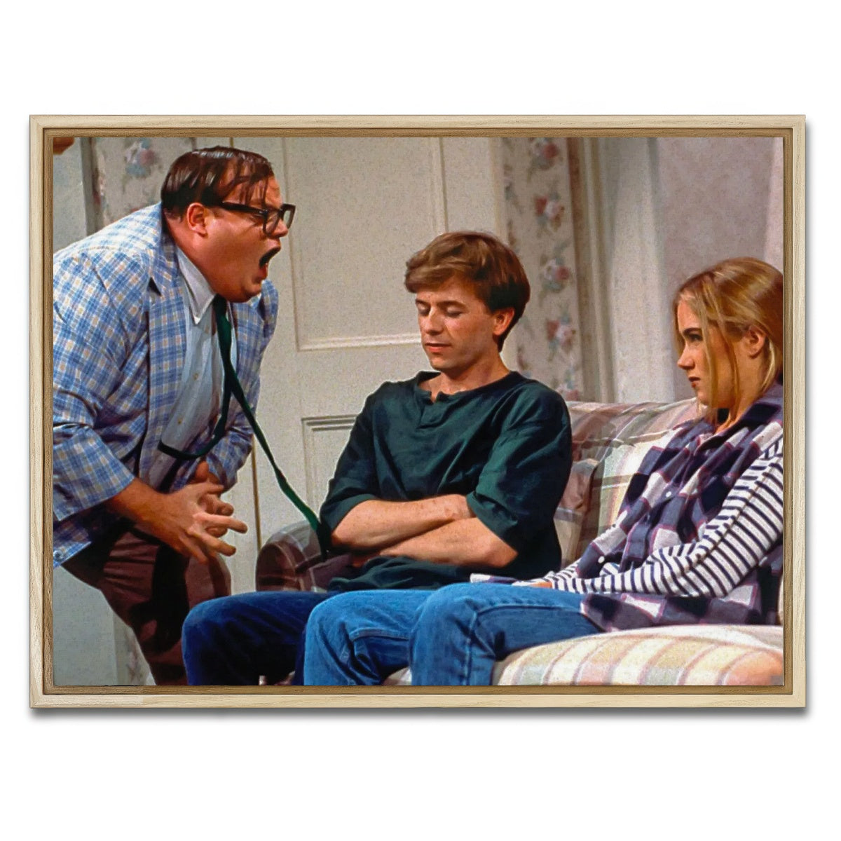 AUTO-MOCKUP WHITE | Matt Foley - Full Color | 1 Piece | Natural Framed Canvas | group=4x3