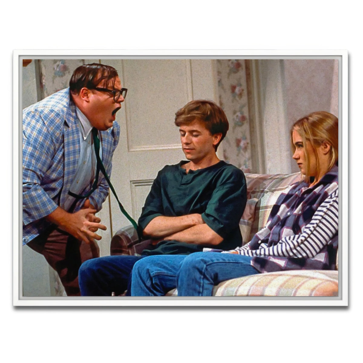 AUTO-MOCKUP WHITE | Matt Foley - Full Color | 1 Piece | White Framed Canvas | group=4x3
