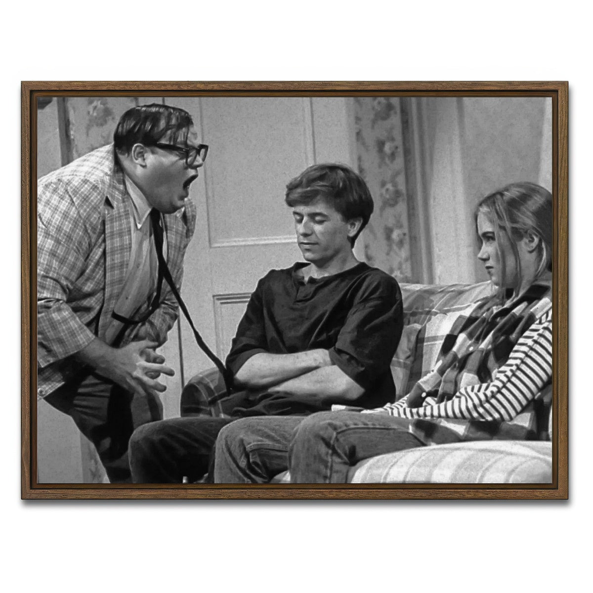 AUTO-MOCKUP WHITE | Matt Foley | 1 Piece | Walnut Framed Canvas | group=4x3